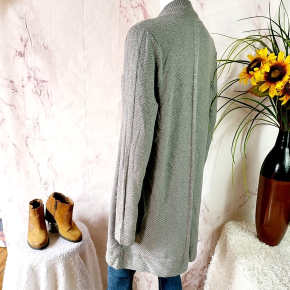 Cyrus Grey Soft Knit Cardigan - Picture 5 of 7